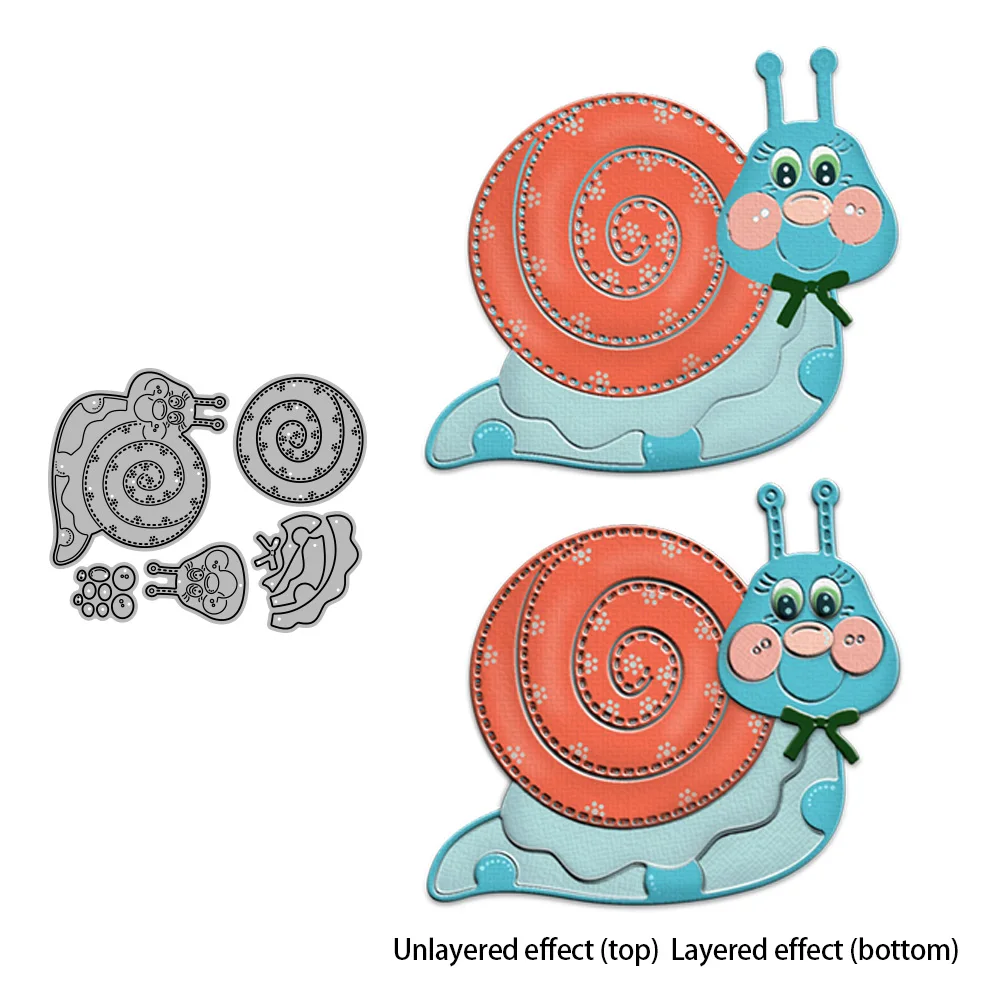 

MangoCraft Kawaii Little Snails Mini металлические Вырубные штампы DIY принадлежности для скрапбукинга вырезанные штампы для открыток ручной работы Декор альбома