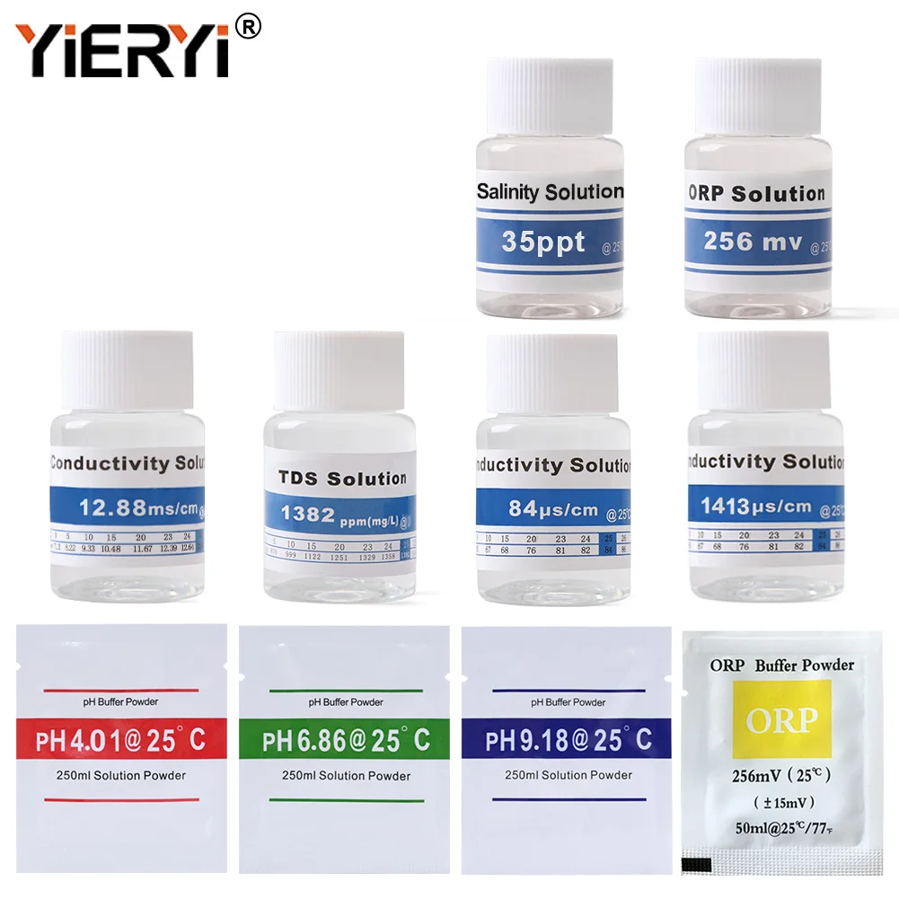 PH-W218 WiFi Tuya Smart PH Meter Calibration Fluid Kit Assortment 256MV 1413US/C