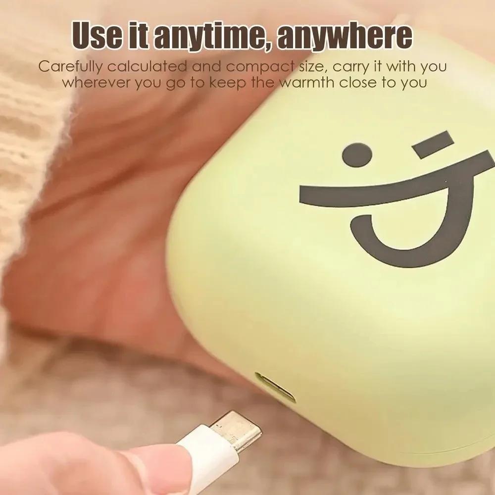 Xiaomi Mini Winter Hand Warmer USB Rechargeable Long Lasting Life Instant Hot Hand Outdoor Warm For Bag Backpack Pocket Gift portable hand warmer