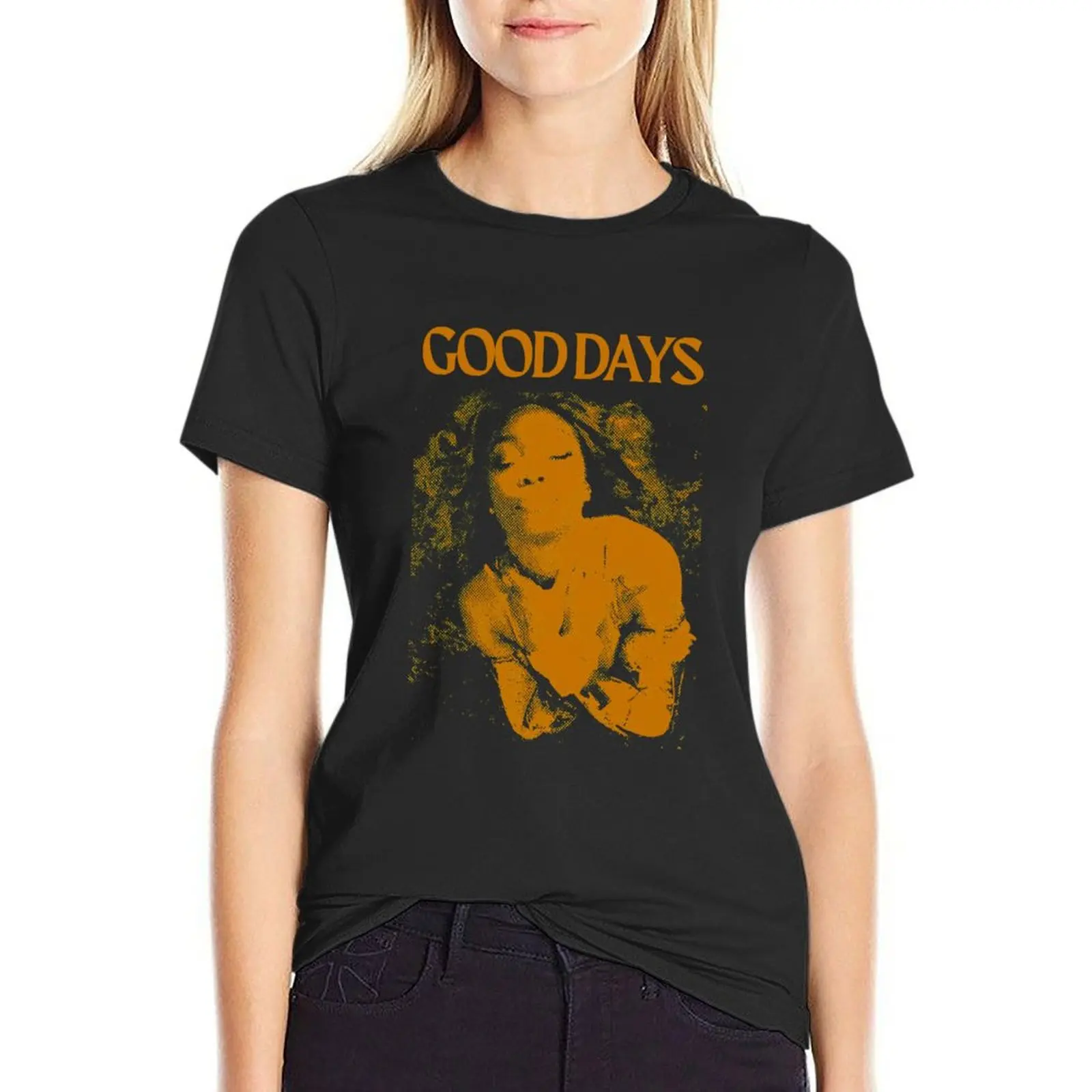 

SZA Good Days Shirt Classic T-shirt vintage clothes Blouse anime clothes funny t shirts for Women