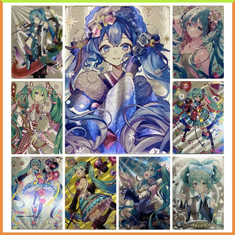 

Anime Goddess Story DIY ACG Tabletop Games Solitaire Hatsune Miku Toys for boys Collectible Cards Christmas Birthday Present