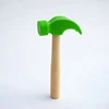 Children's simulation hammer wooden handle solid hammer toy beat repair tool mini wooden hammer solid PP plastic super strong 2