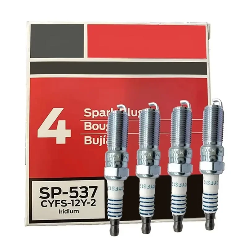 4/6pcs SP-537 CYFS12Y2 LTR6AI-8 Iridium Spark Plug For Ford Mustang Escape Focus Lincoln SP537 LTR6AI8 SP 537 CYFS-12Y-2 spark plug