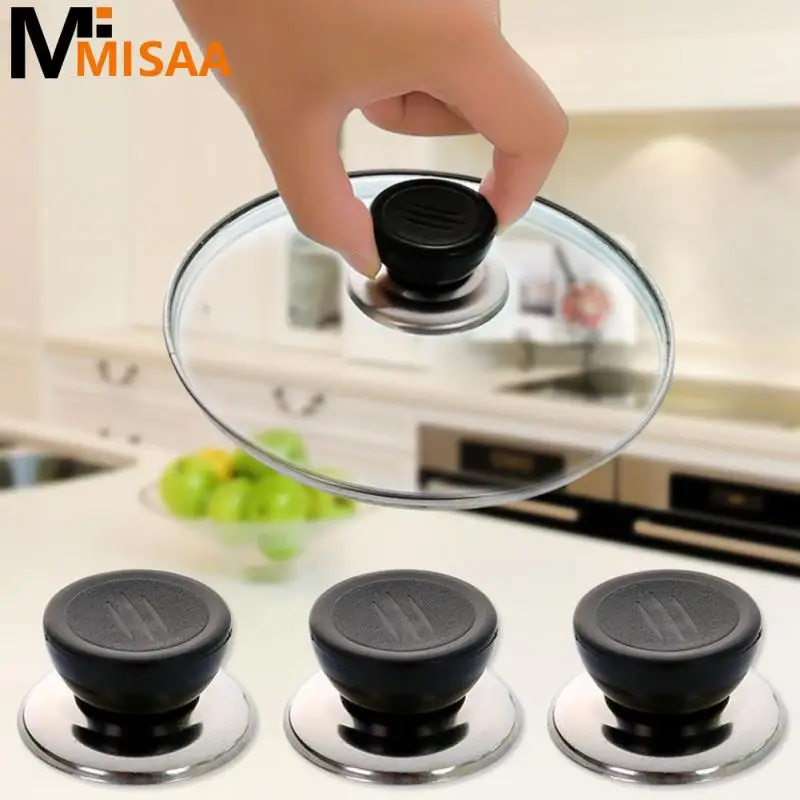 Universal Pan Cover Handle Replacement Kitchen Accessories Tools Kitchen Utensil Tools Grip Knob Anti-scalding Pot Pan Lid Hand