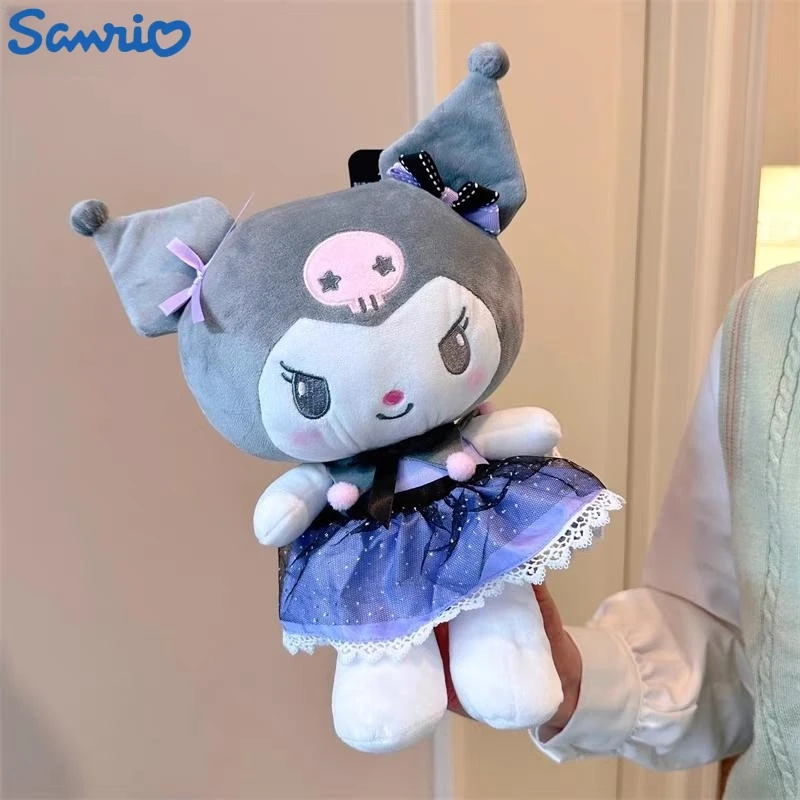 

Sanrio Hello Kitty Kuromi Changing Series Stuffed Toy Plushier Soft Throw Pillow Plush Dolls Birthday Gift Girlfriend