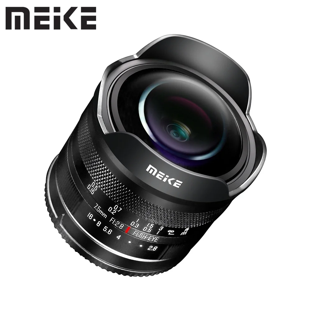 Meike 7.5Mm F2.8 Ultra Grandangolare Fisheye Messa A Fuoco Manuale Aps-C Obiettivo Per Fuji Xf Xs-10 X-E4 X-H2S X-T30 X-T4 X-Pro3/2, X-M1 Xh1 Xe2
