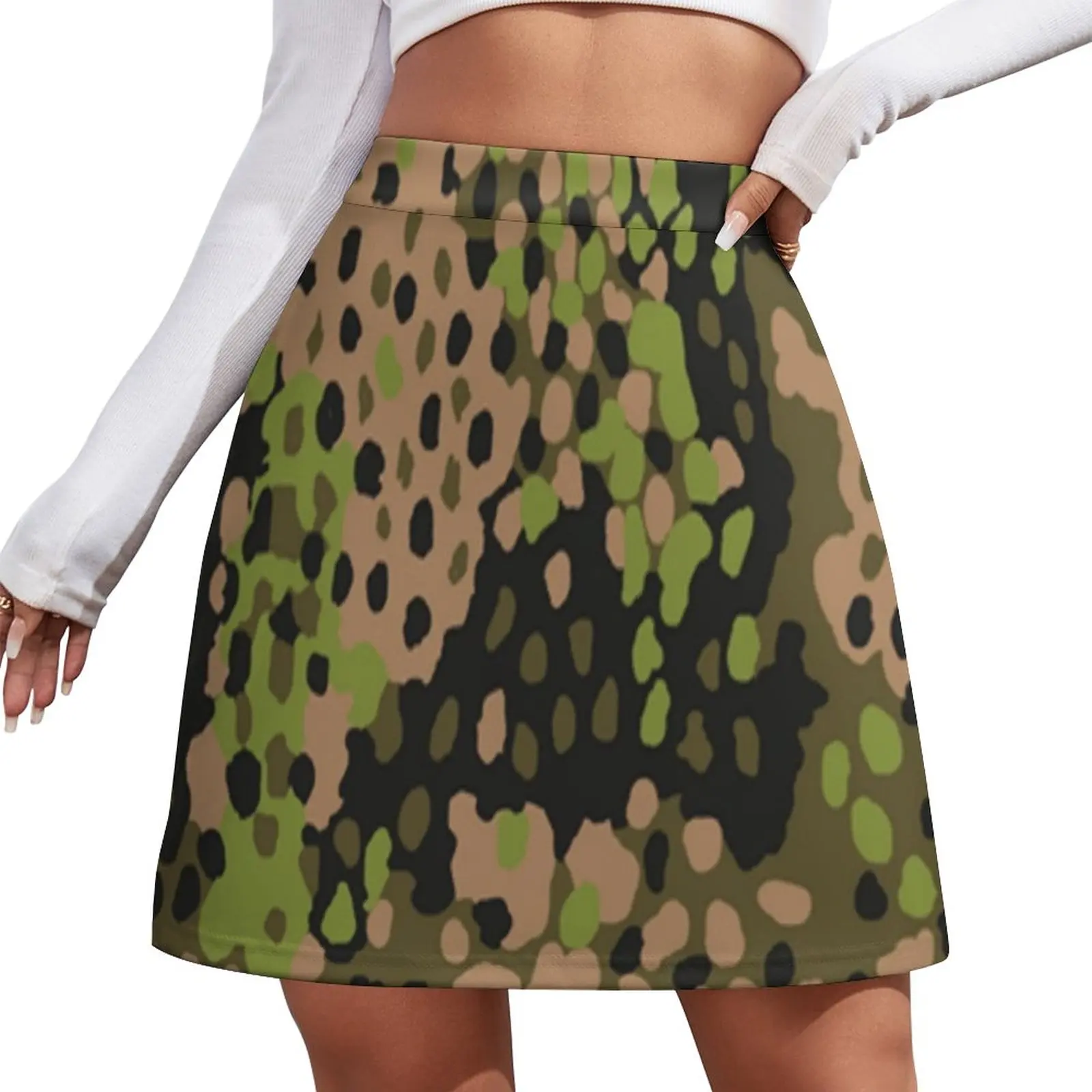 WW2 SS Erbsentarn camo Mini Skirt sexy short mini skirts new in dresses modest skirts for women summer clothes slit front pregnant maternity dresses for pregnancy pregnant clothes maxi gown women sexy photo shoot photography props clothing