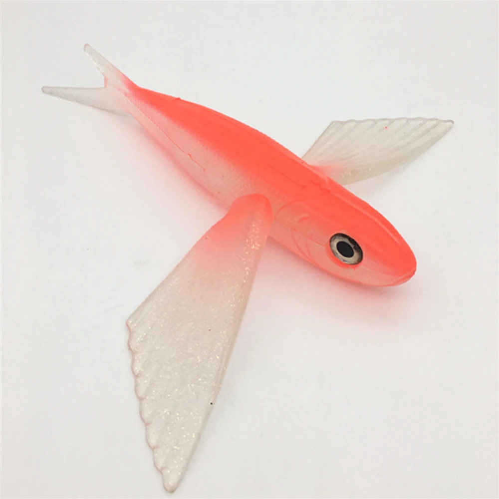 

Bionic Bait 21cm/124g Airplane Fish Bionic Fish Big Wing Fish Tuna Luya Bait Fishing Accessories Soft Bait Pvc Flying Fish