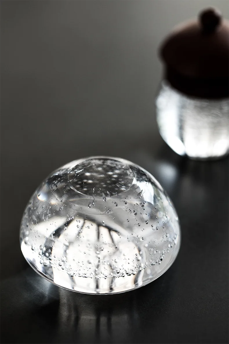 Kristalldeckelhalter aus Glas, Räucherstäbchenhalter, Räuchereinsatz, Teezeremonie-Zubehör, Räuchergefäß für Stick Meditation Yoga – Detail 5