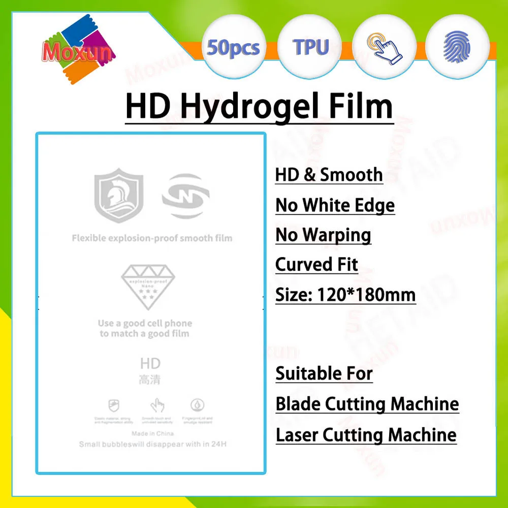 Hydrogel Film Hydrolic Sheet Cellphone Screen Protective Protect HD Matte for Hydrogel Plotter DIY Back Sticker Cutting Machine