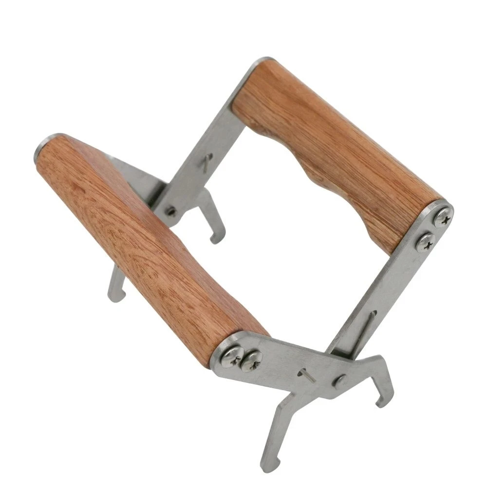 

2 PCS Honeycomb Frame Clip Bee Hive Frame Holder Grip Bee Spleen Clip Beekeeper Wooden Handle Gripper Beekeeping Tool