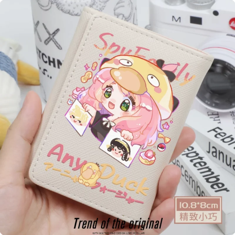 

Anime Spy Family Anya Forger Fashion Wallets PU Purse Card Holder Hasp Money Bag Cosplay Gift B1282