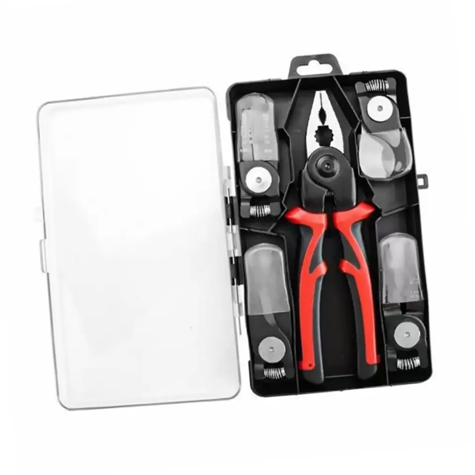 Alicates De Corte Diagonal Multiusos Con Cuchillas De Acero Inoxidable Y Asas De Goma Herramienta De Extraccion De Sujetadores Para Clips De Panel