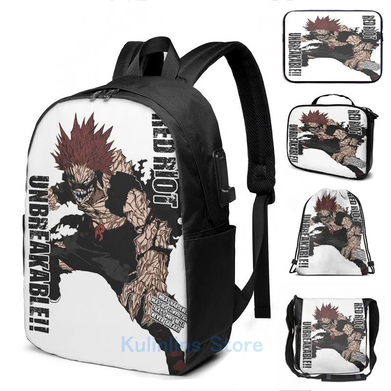 

Небьющийся рюкзак для мужчин и женщин с забавным графическим принтом и USB-зарядкой