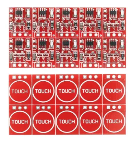 20/50/100PCS/LOT NEW TTP223 Touch Button Module Capacitor Type Single Channel Self Locking Touch Switch Sensor for Arduino - Image 5
