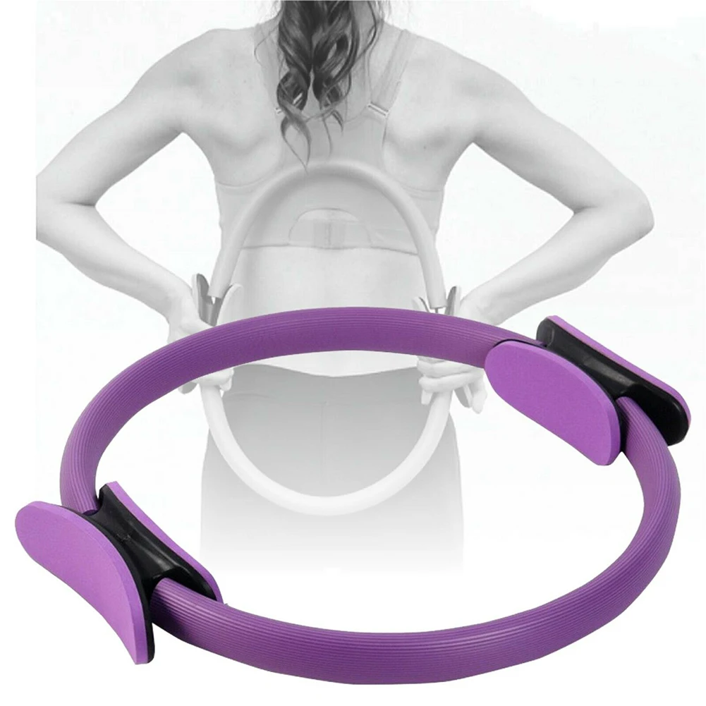 Pilates Circle Yoga Fitness Ring Home Gym Workout Pilate Accessories Exercise Resistance Elasticity yoga circle pilates ring