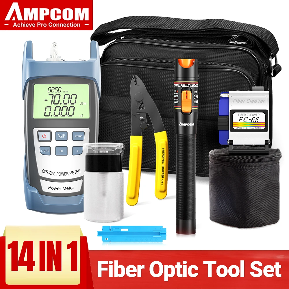 SAIVXIAN FTTH K di strumenti per fibra ottica con misuratore di