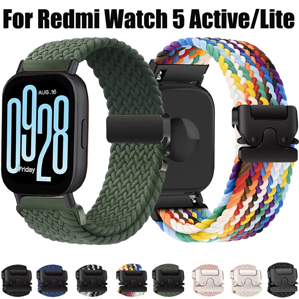 Nylon Braided Loop Strap with Parachute Buckle Bracelet Band - Versatile Accessory