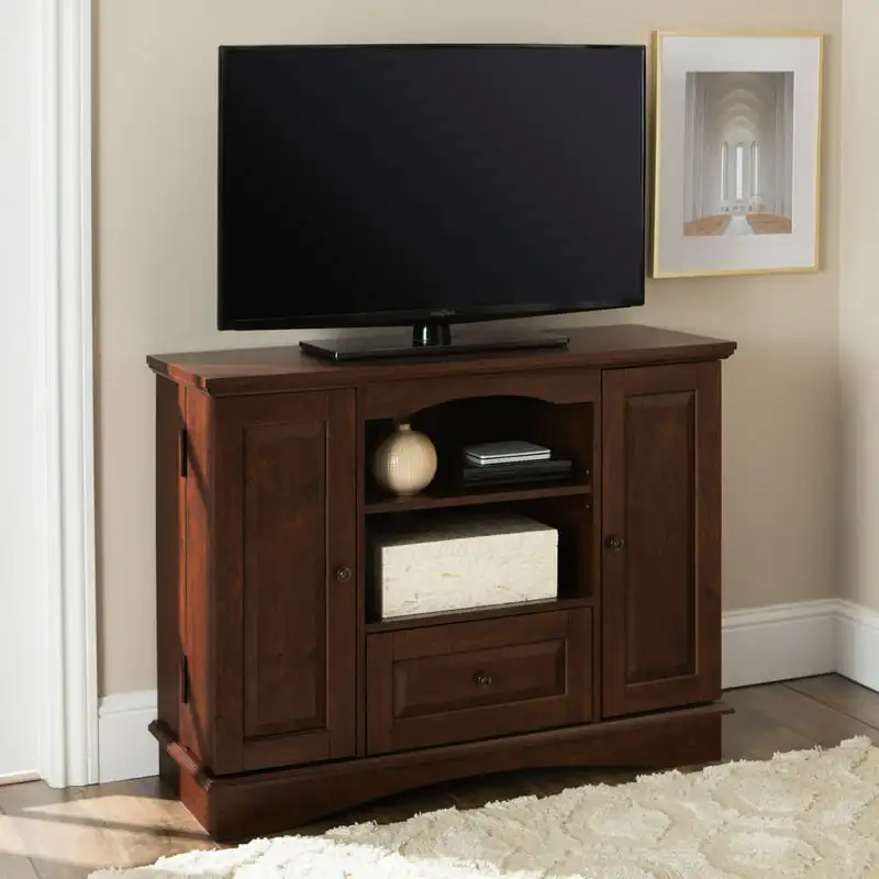 

Tall Stand for TVs to 48", Traditional Brown