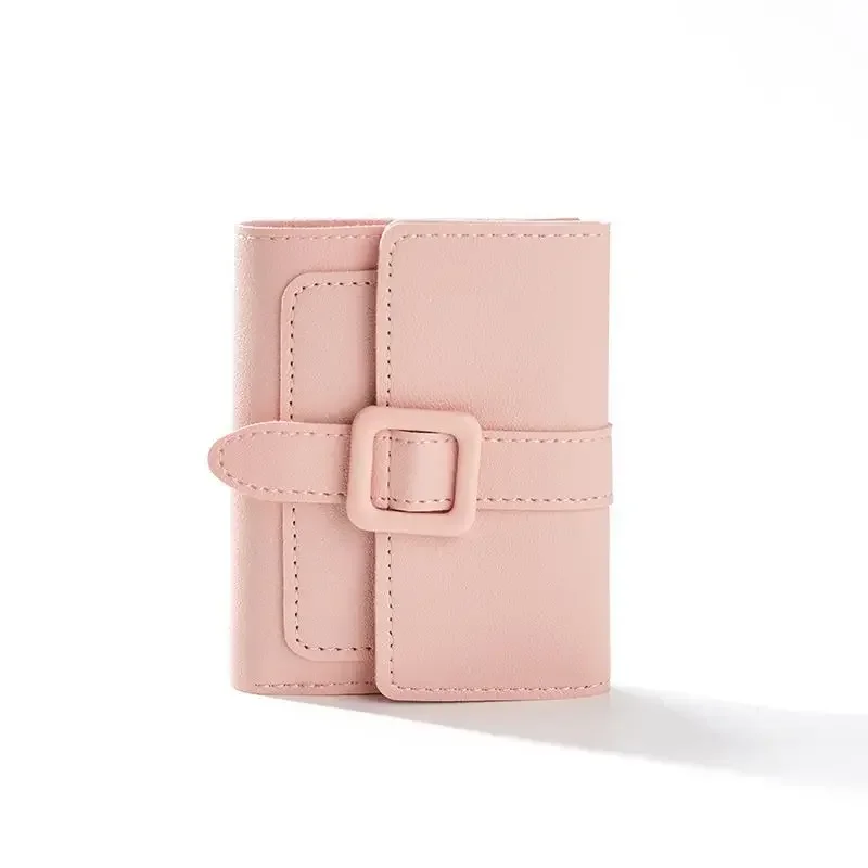 Candy Color Small Wallets PU Leather Coin Pures Ladies Card Holder Mini Design Standard Short Purses for Women Solid Purses