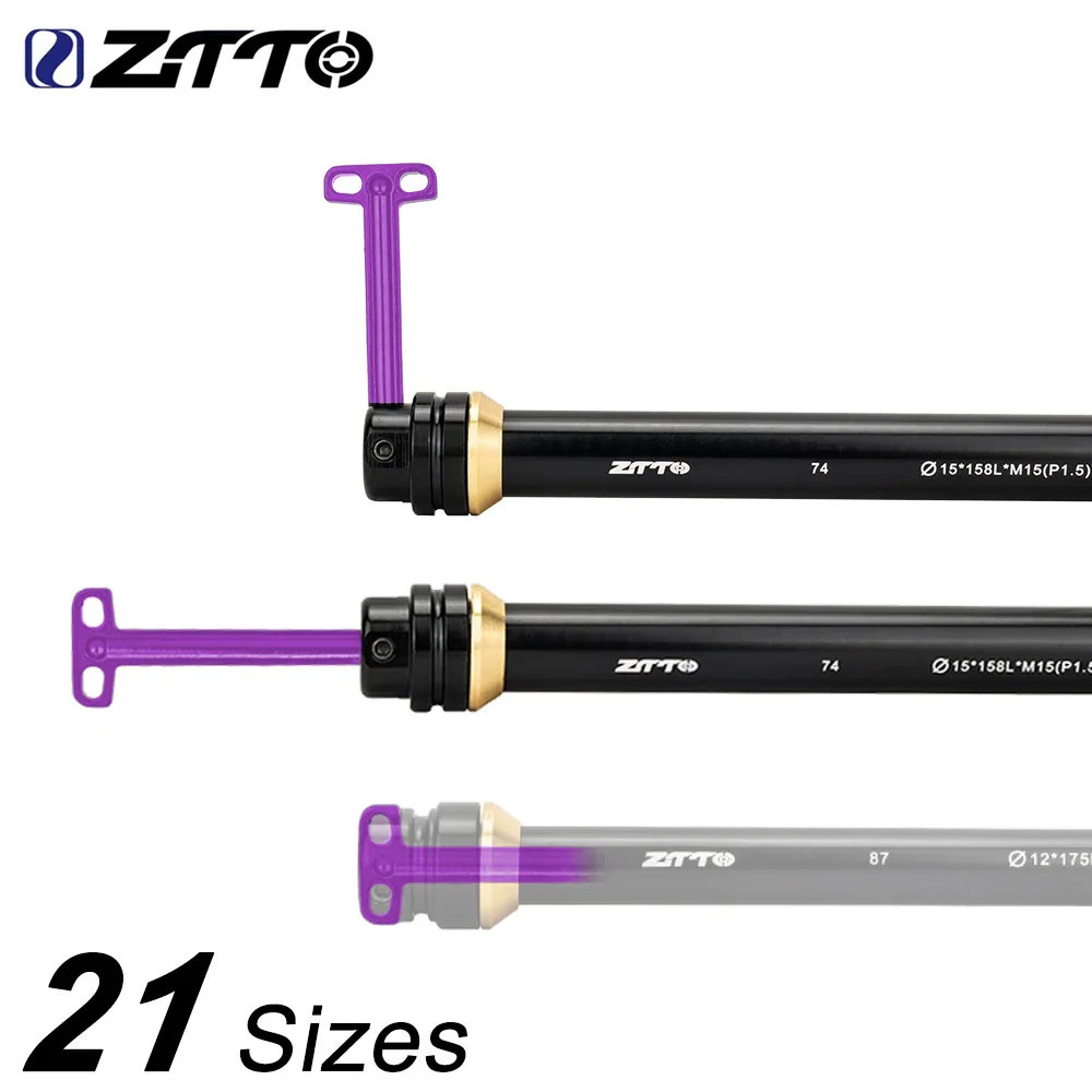 ZTTO Thru Axle for MTB Road Bike 12x100 15x100 12x142 12x148