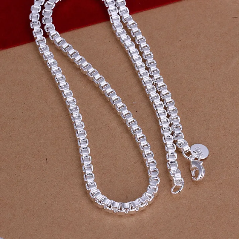 Hot classic 925 Stamp Silver Necklaces 