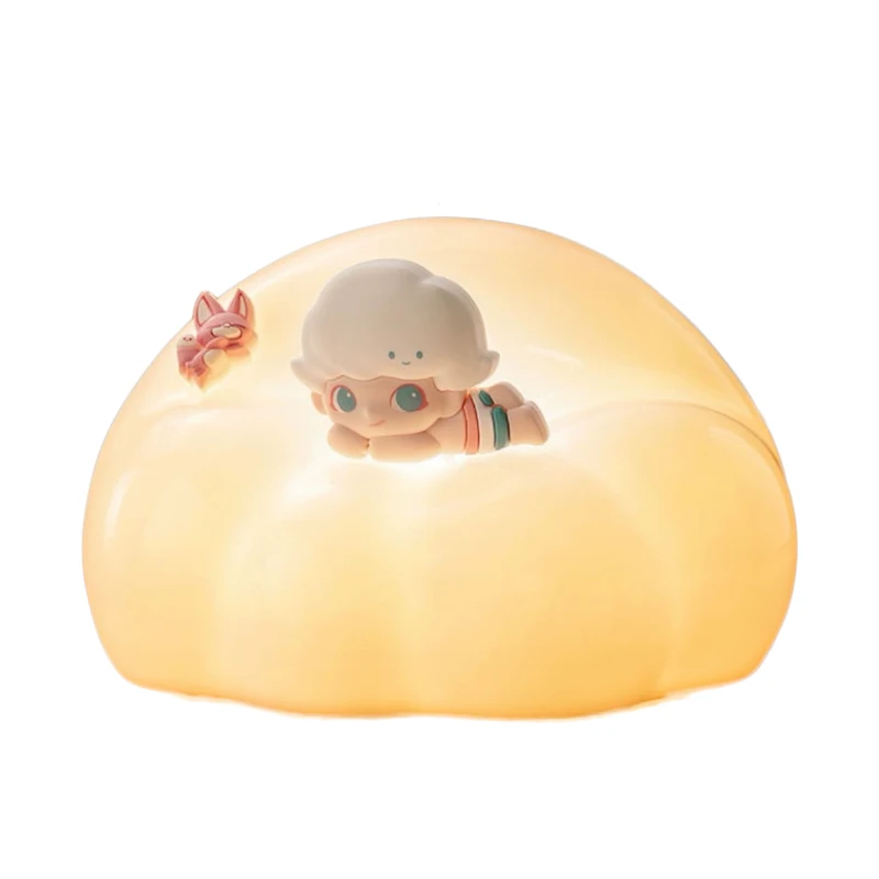 thumbnail image 1 of Lámpara de cerámica Dimoo Cloud, lámpara de madera de Hirono, iluminación ambiental acrílica, figura de Tide Play, lámpara de noche Ambitus, lámpara de luz cálida, regalos de Navidad, 1 of 5