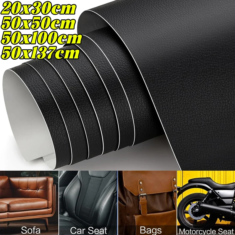 Self-Adhesive Leather Repair Stickers Sofa Car Seats Hole Fix Patch Cuttable Leather Furniture Table Chair Seat Repair Tools