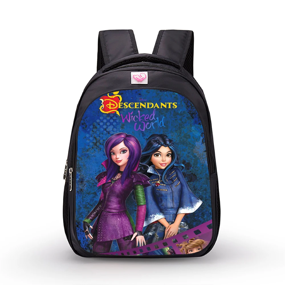 

14 inch Disney Descendants Children Backpack Primary School Bags Kindergarten Schoolbag Kids Cartoon Mochila