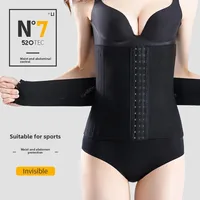 Double Abdomen Band Waist Shaping Steel Bone Postpartum Slimming Body Shaper Sports Restraining Belt for Men And Women