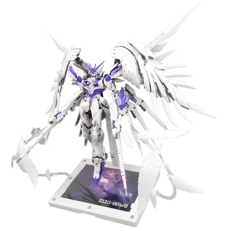 

Moxing Mg 1/100 Xxxg-00Ysw крыло снежно-белоснежная сборная фиолетовая модель коллекционные наборы роботов подарок для детей