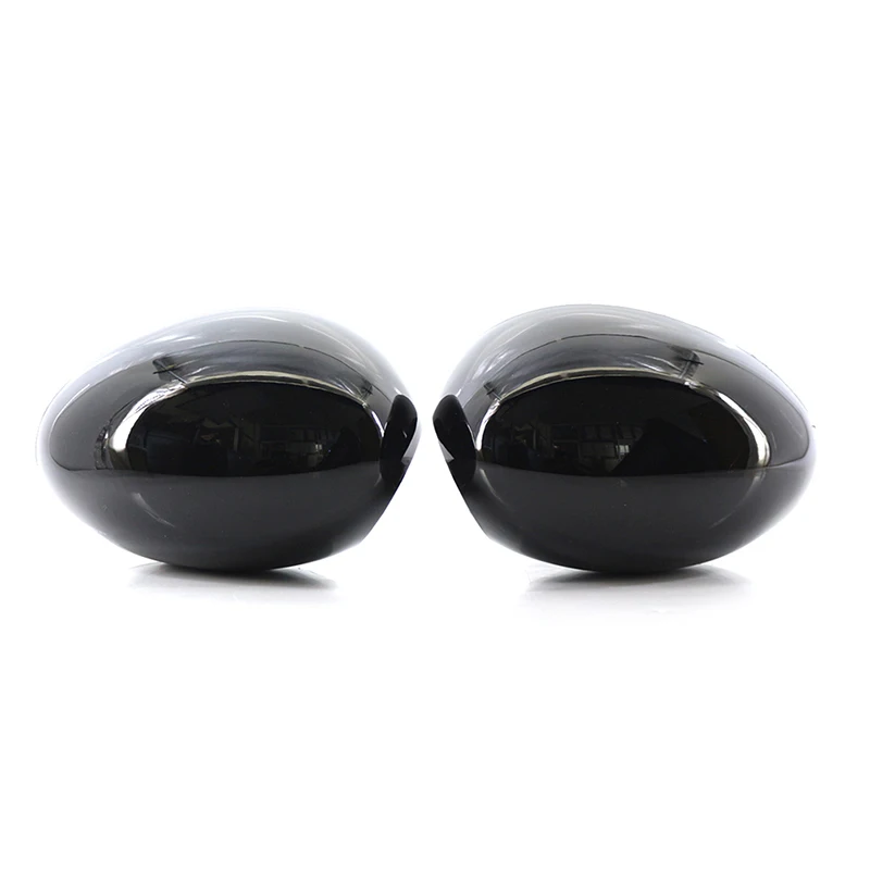 

1 Pair Door Side Wing Mirror Cover Rearview Mirror Cap Gloss Black Left Right for Mini R55 R56 R57 R58 R59 R60 R61 Clip-on