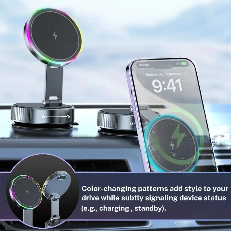 Magnetic Cooling Wireless Charger For iPhone
