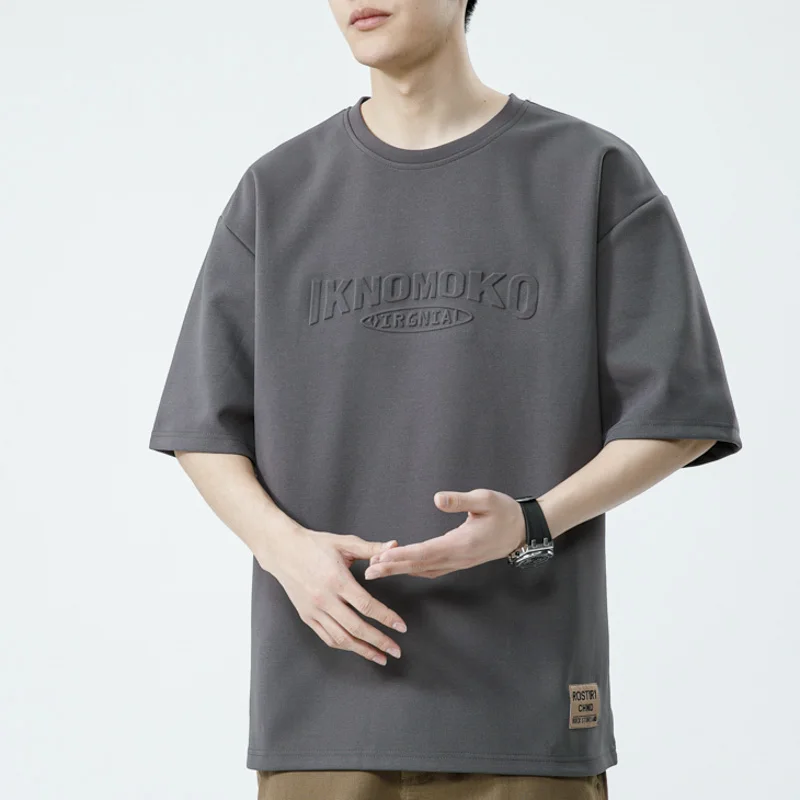 8XL الصيف الرجال تي شيرت 2024 ريترو الشارع العصرية...