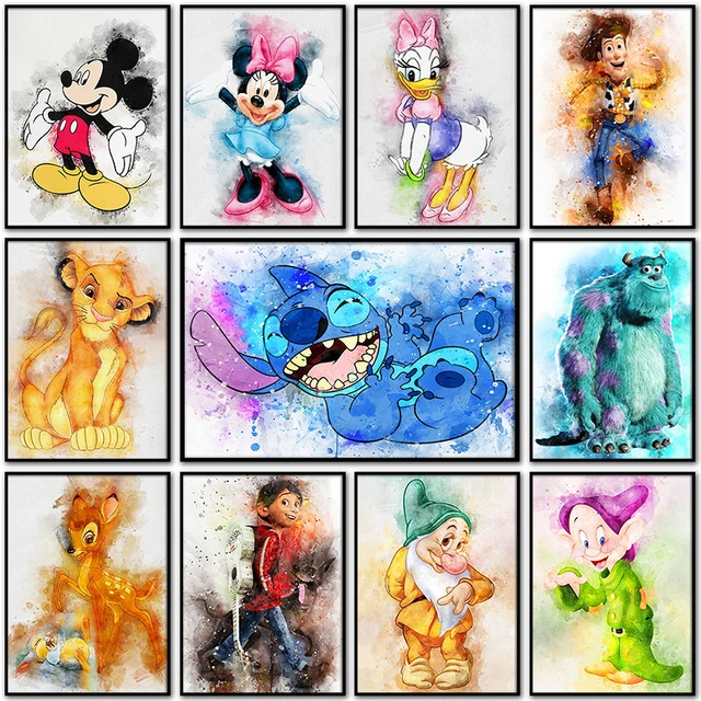 Disney 5d Diamond Painting  Disney princess paintings, Watercolor