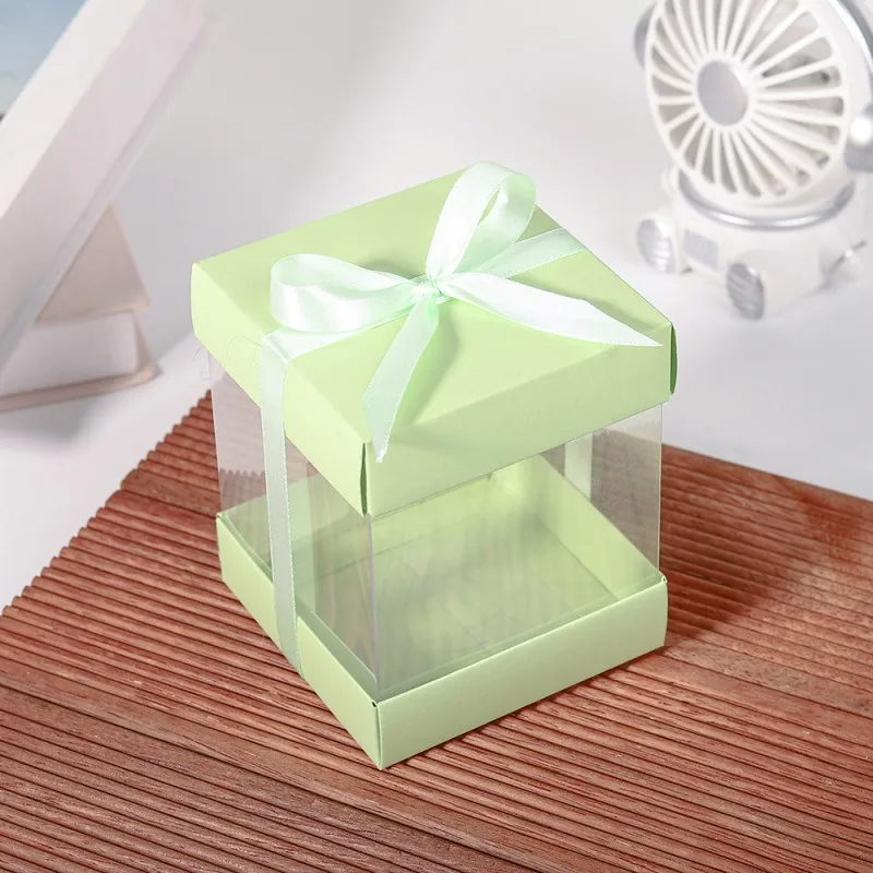 10pcs Clear Favor Boxes, Mini Transparent Cube Gift Boxes for Wedding Favors, Baby Show... - SKU CFB01038 - UGI Packaging