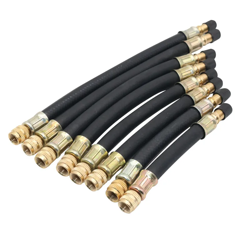 

Various Braided Flexible Hose Tire Valve Inflatable Rubber Hose Steel Wire Car Wheels Tyre Valve Stems Extensions Tube Adapter