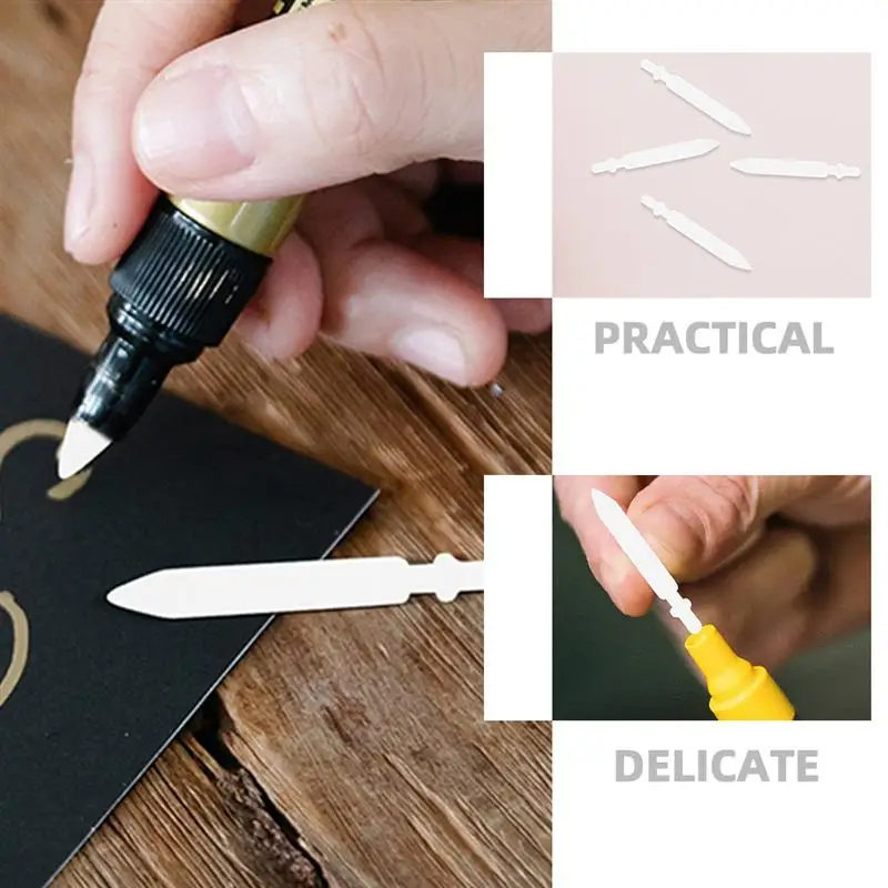 50 Pointes De Rechange 0,7 Mm Pour Stylos à Peinture Acrylique - Embouts Marqueur, Compatibles Diverses Marques - 6