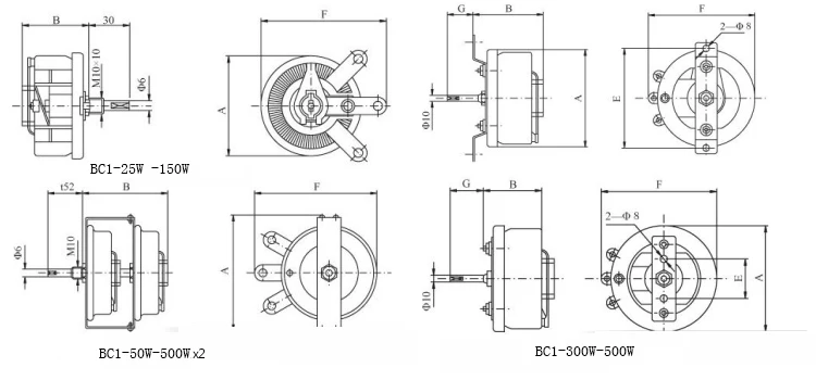 15 20 30 50 100 200 500r