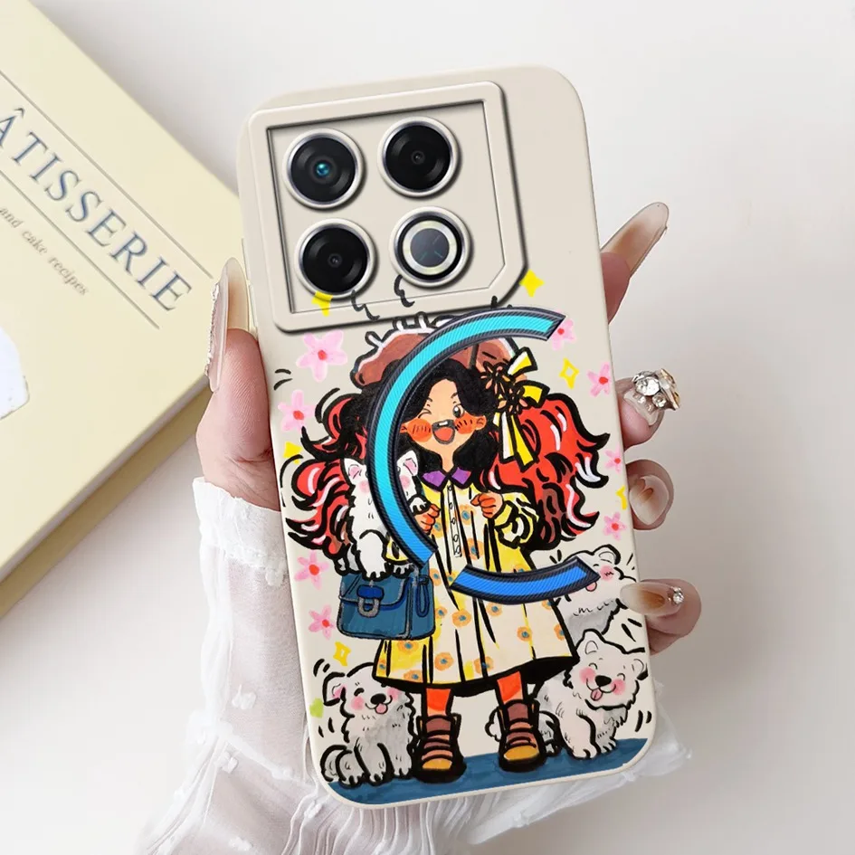 Shockproof Fashion Pattern Soft Silicone Matte Phone Case