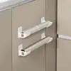 4/2pcs Kitchen Bath Wall Mount Plastic Poly Trash Waste Bag Roll Holder Dispenser Freshness Film Roll Storage Rack for Closet 2