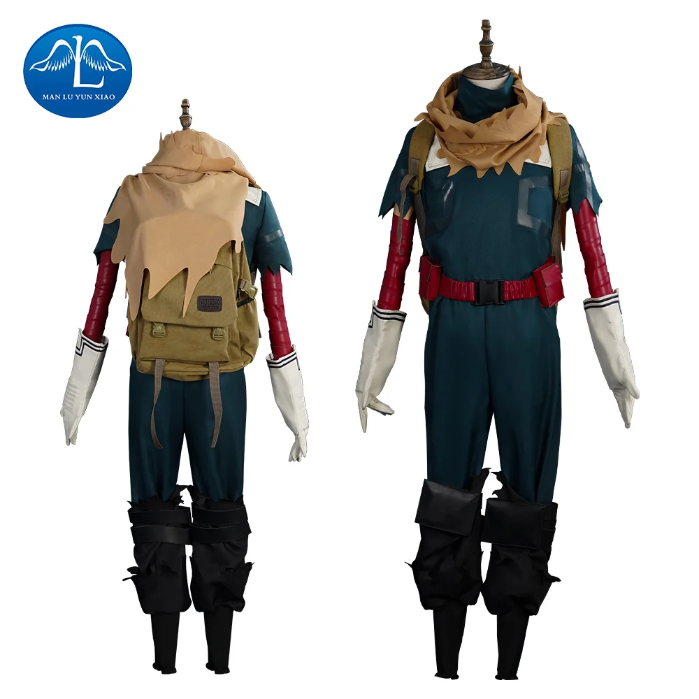 

My Hero Academia Midoriya Izuku Deku Jumpsuit Halloween Full Set Cosplay Costume Anime Hero Fighting Suit
