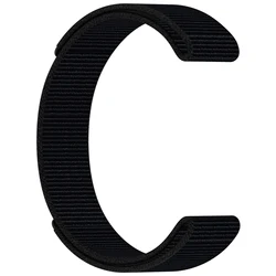 Versatile Hook and Loop Watch Band - 26mm, 22mm, 20mm - Premium Wrist Strap - 26mm (Fly - black)