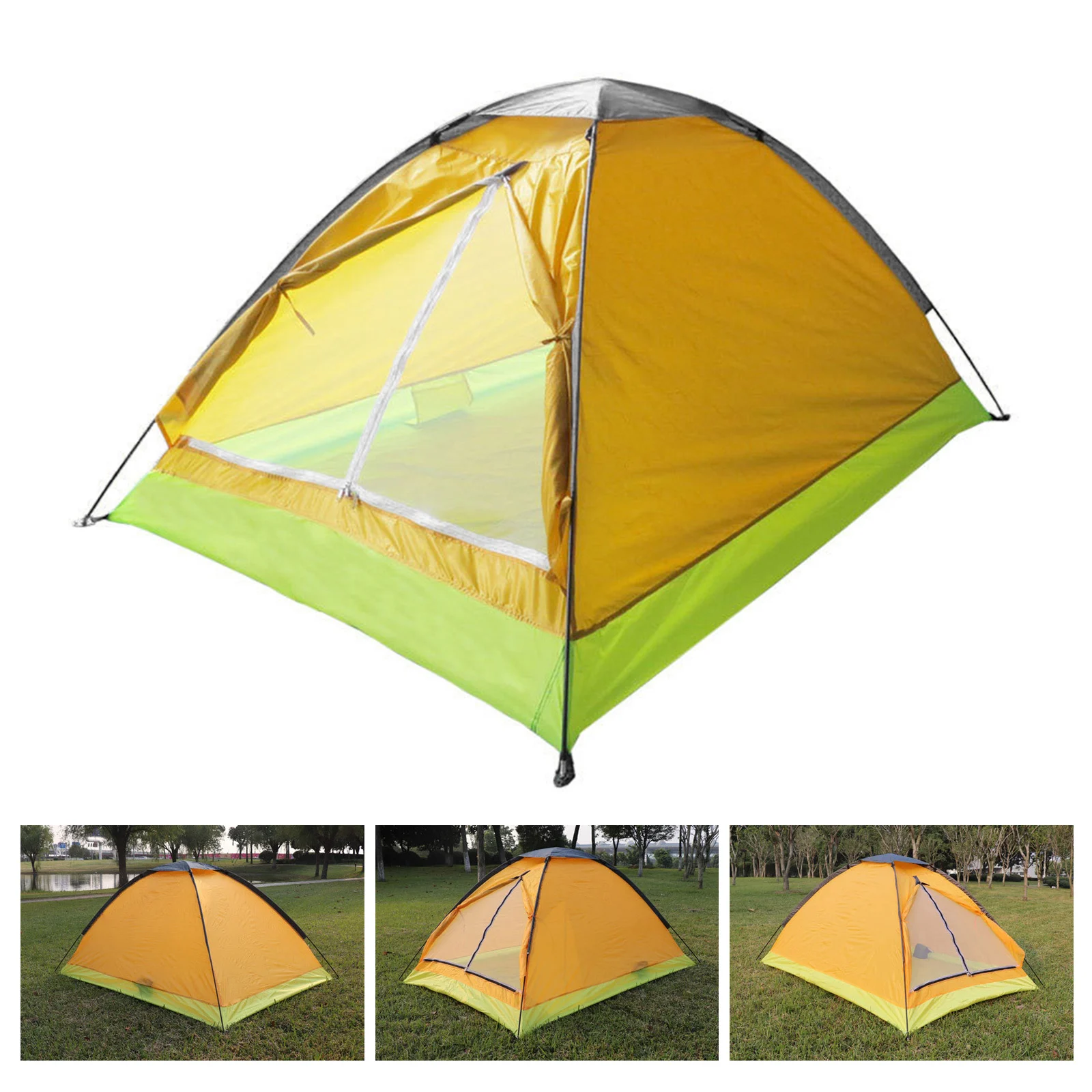 

2 Person Camping Tent With Rain Fly Carrying Bag Lightweight Backpacking Tents For Travel Hiking Camping Equipment