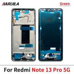 Durable Front Housing Chassis Plate LCD Display Bezel Faceplate (13 Pro 5G Green)