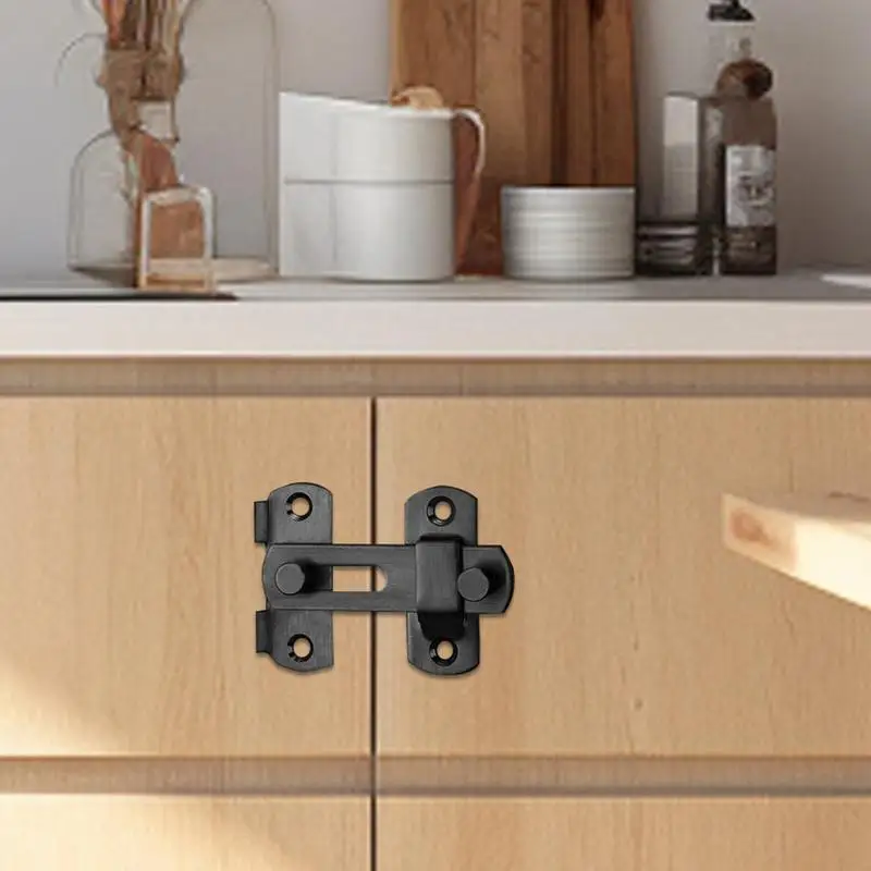 Door Latch Cabinet Latch Steel Barn Door Latch Gate Locks for Child Safety