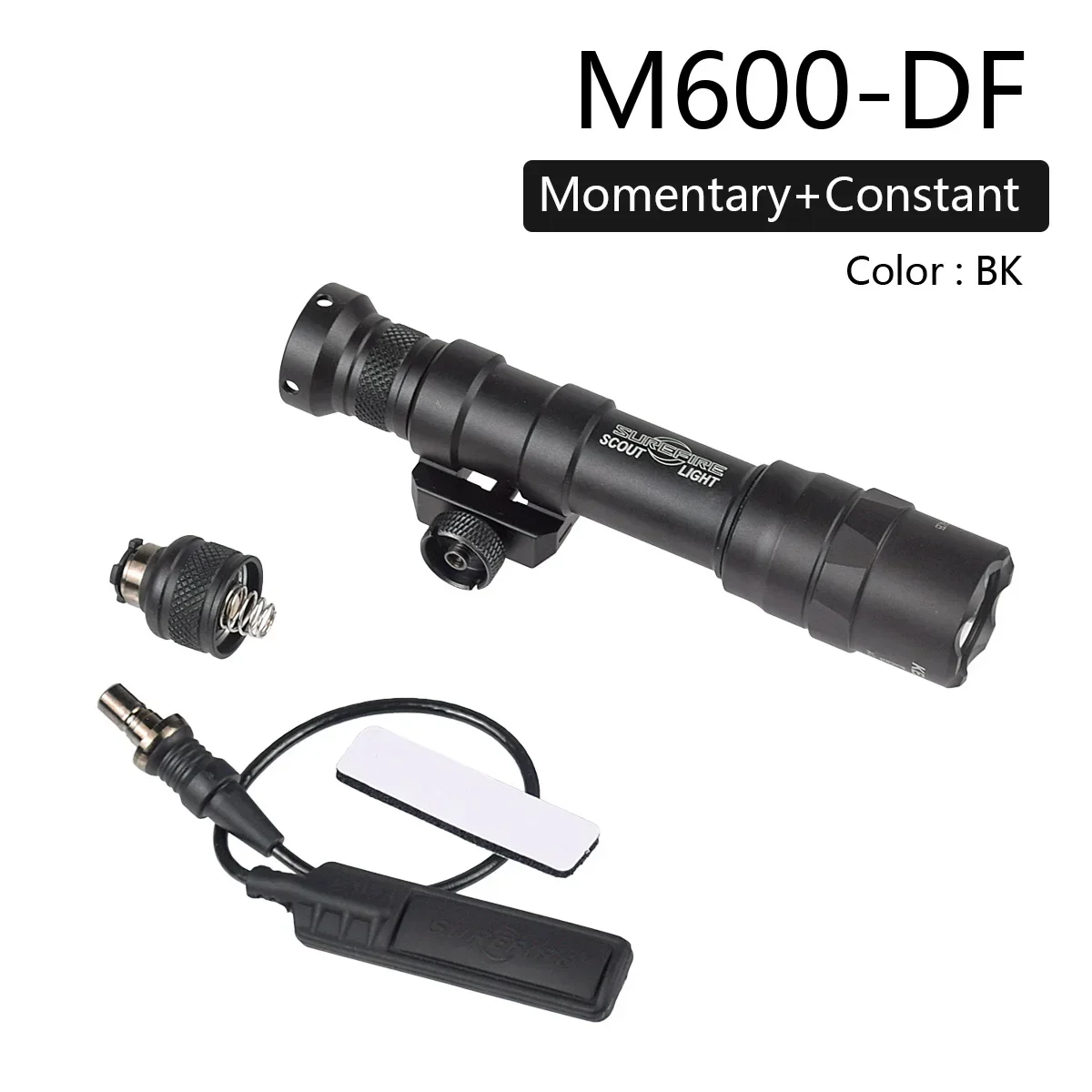 Taktische Surefire M300 M600 M640DF M640V M340V M340C LED-Taschenlampe M640 M340 Airsoft Gewehrleuchte AR15 Licht 20mm Picatinny-Schiene – Detail 14