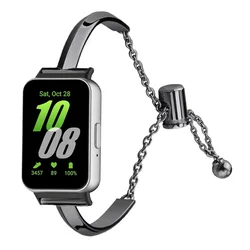 Luxury Metal Band: Stainless Steel Strap - Galacy Watch fit3 (Black)