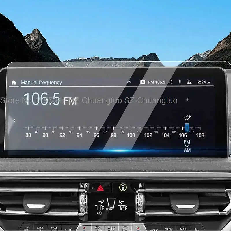 

Защитная пленка для экрана из закаленного стекла для BMW X3 X4 2022 12,3 дюйма ЖК-дисплей Автомобильный GPS навигатор автомобильный аксессуар