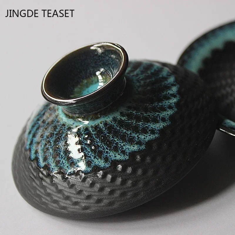 Dehua Kiln Change Ceramic Gaiwan Tea Cup Handmade Tea Tureen Chinese Retro Set Accessories Master Cup Drinkware 180ML tea set